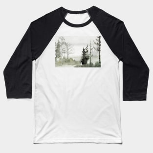 Wading through the marshes Baseball T-Shirt